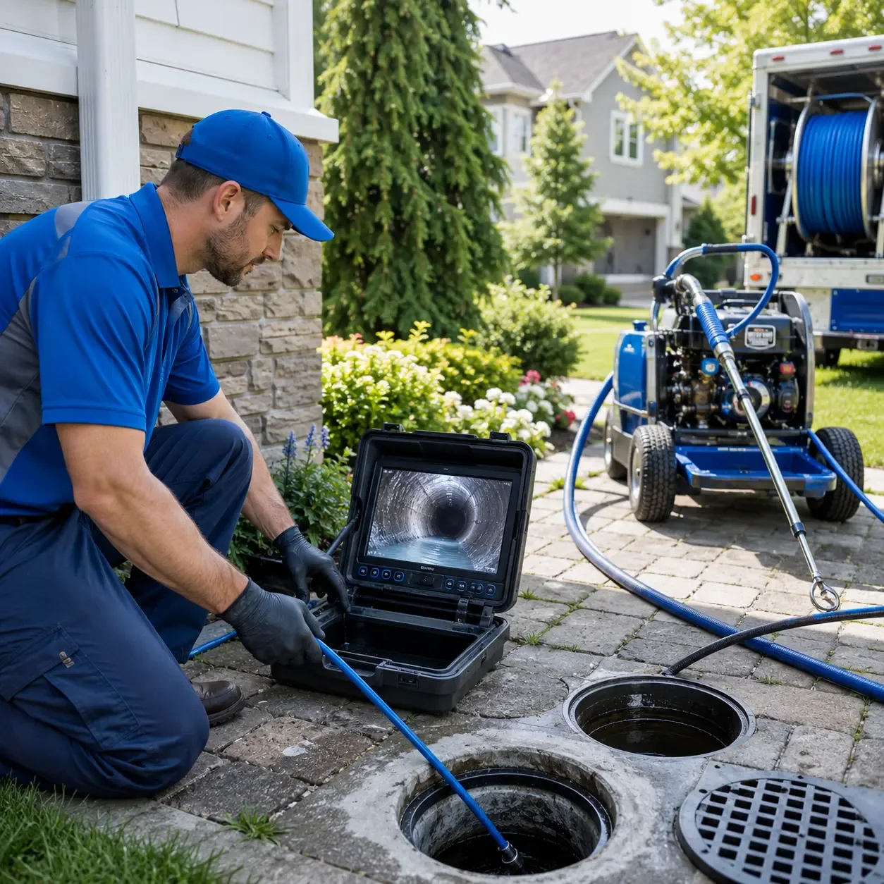 Outdoor drain cleaning professionals serving Freeport, NY
