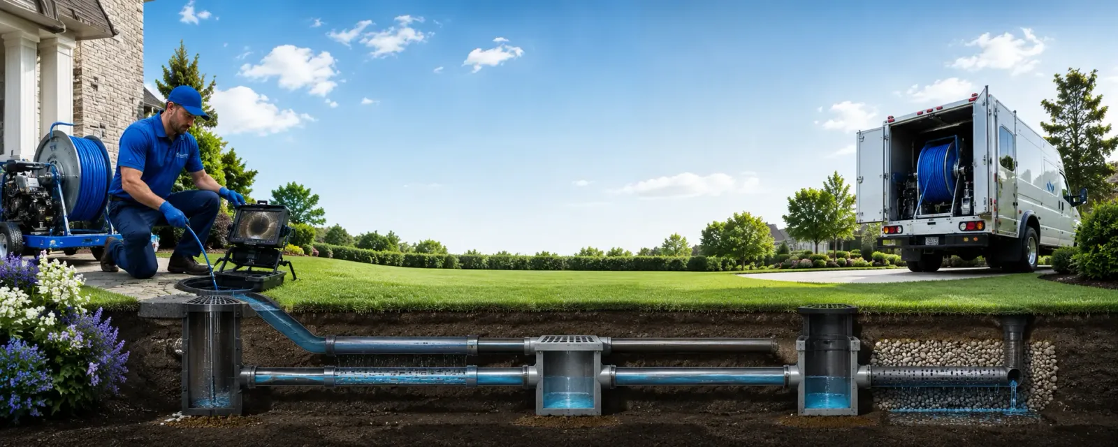 Outdoor drain cleaning information for Freeport, NY